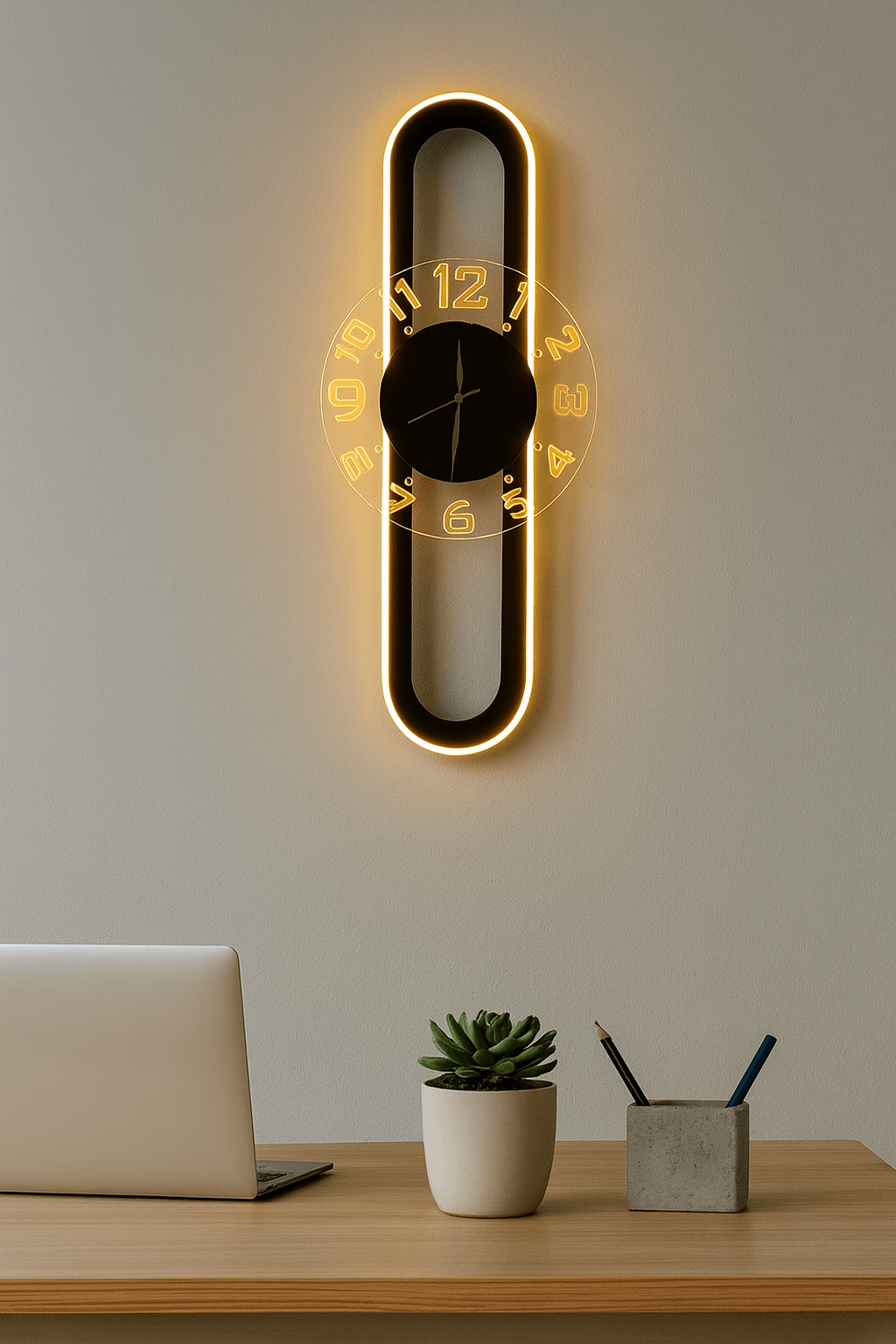 2 in 1 wall clock