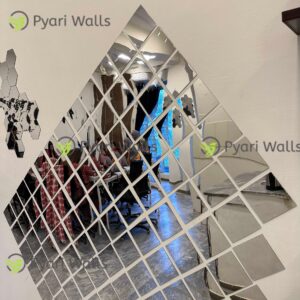 Acrylic Wall Mirror Tiles 4x4 Inch