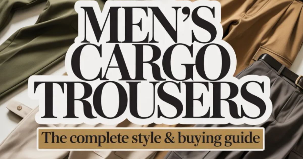 men's cargo trouser