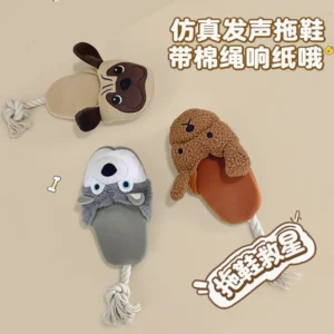 Pet Toys Slippers Squeaky Toys Paper Toy Plush Toy Ropes Dog Pet Supplies Puppy Dog Accessories