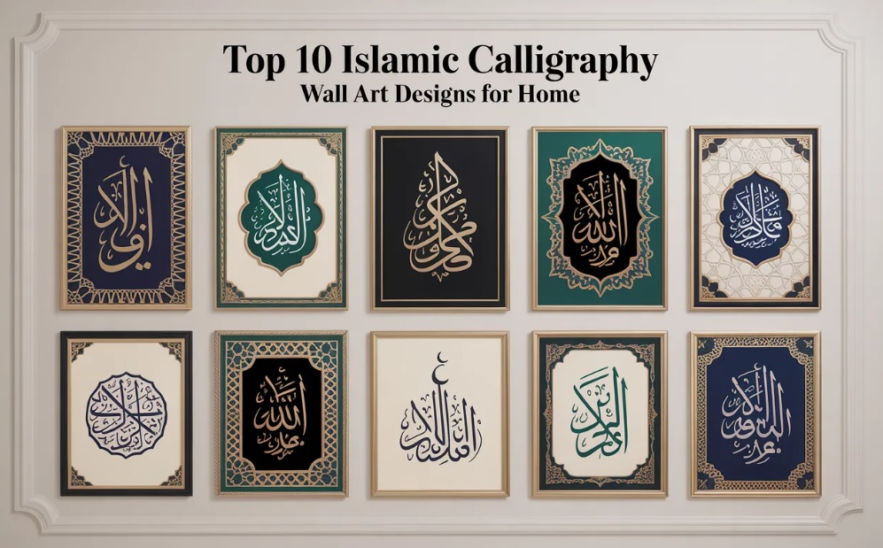 Islamic calligraphy wall art