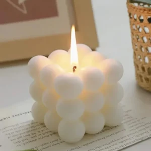 Ball shaped soy wax aromatherapy candle